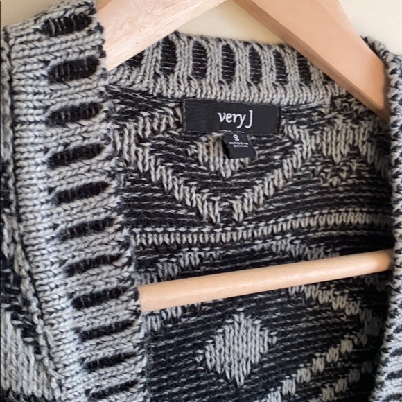 Geometric Print Cardigan - Picture 3 of 4